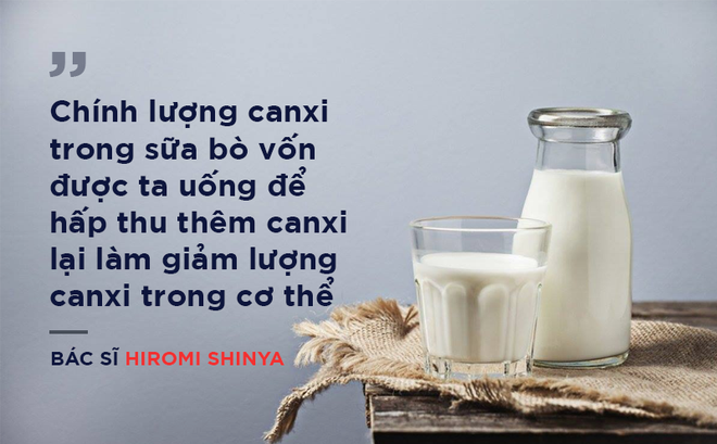 Bác sĩ nổi tiếng Nhật Bản: Uống quá nhiều sữa bò mới dẫn đến bệnh loãng xương