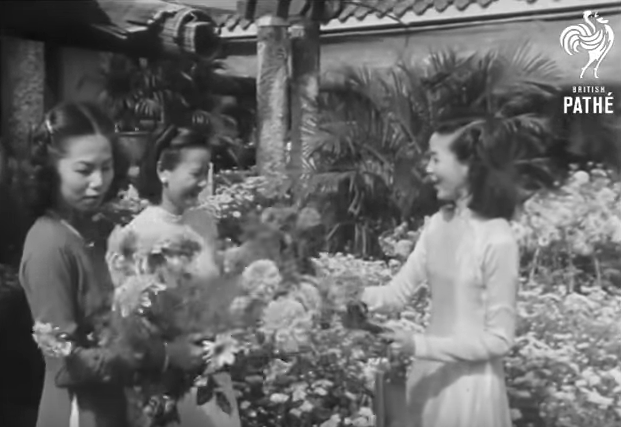 Đoạn phim hiếm về Tết ở Việt Nam năm 1950