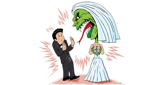 Hôn nhân: chồng thì ngậm đắng, vợ thì phun cay