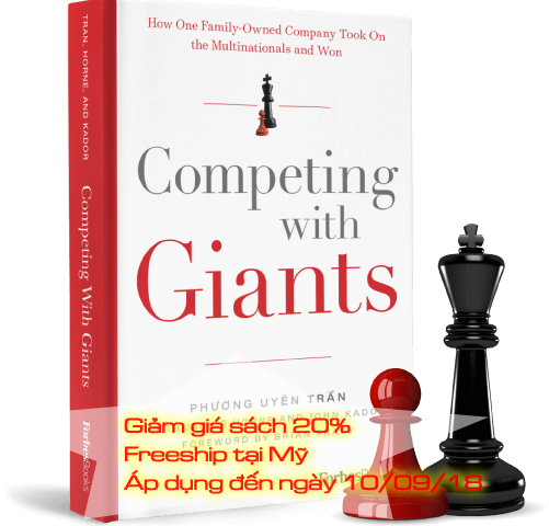 Thông điệp và triết lý kinh doanh ấn tượng của Competing with Giants đến với độc giả toàn cầu