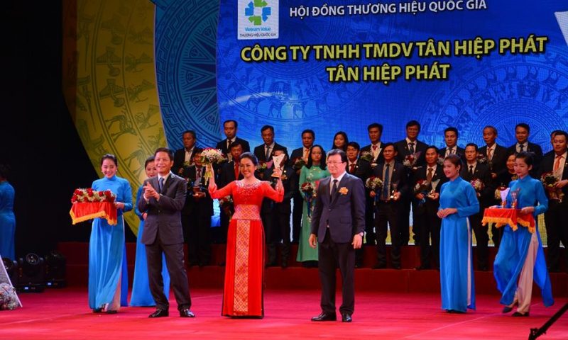 Tân Hiệp Phát đạt Thương hiệu Quốc gia 2018 