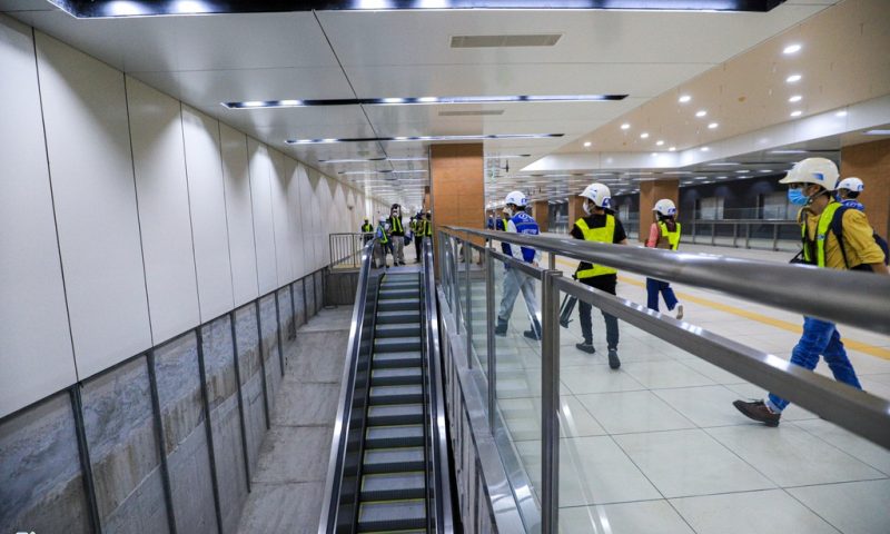 Ga ngầm metro đầu tiên của Tp.HCM dần lộ diện