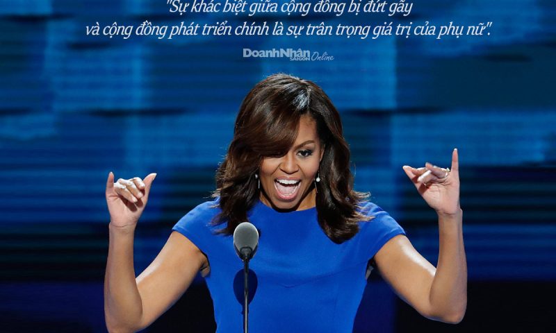 12 câu nói truyền cảm hứng thành công của Michelle Obama