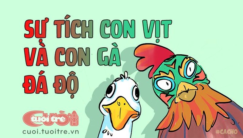 Sự tích con vịt và con gà đá độ