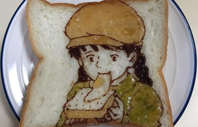 Độc lạ những tác phẩm nghệ thuật đẹp mắt trên lát bánh mì
