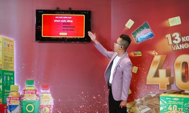 Kết quả giải thưởng “săn thùng trúng vàng” tuần 6: Thêm một chủ tạp hoá ở TP Hồ Chí Minh rinh 1kg vàng